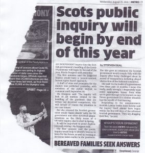 Covid Public Inquiry - Scotland